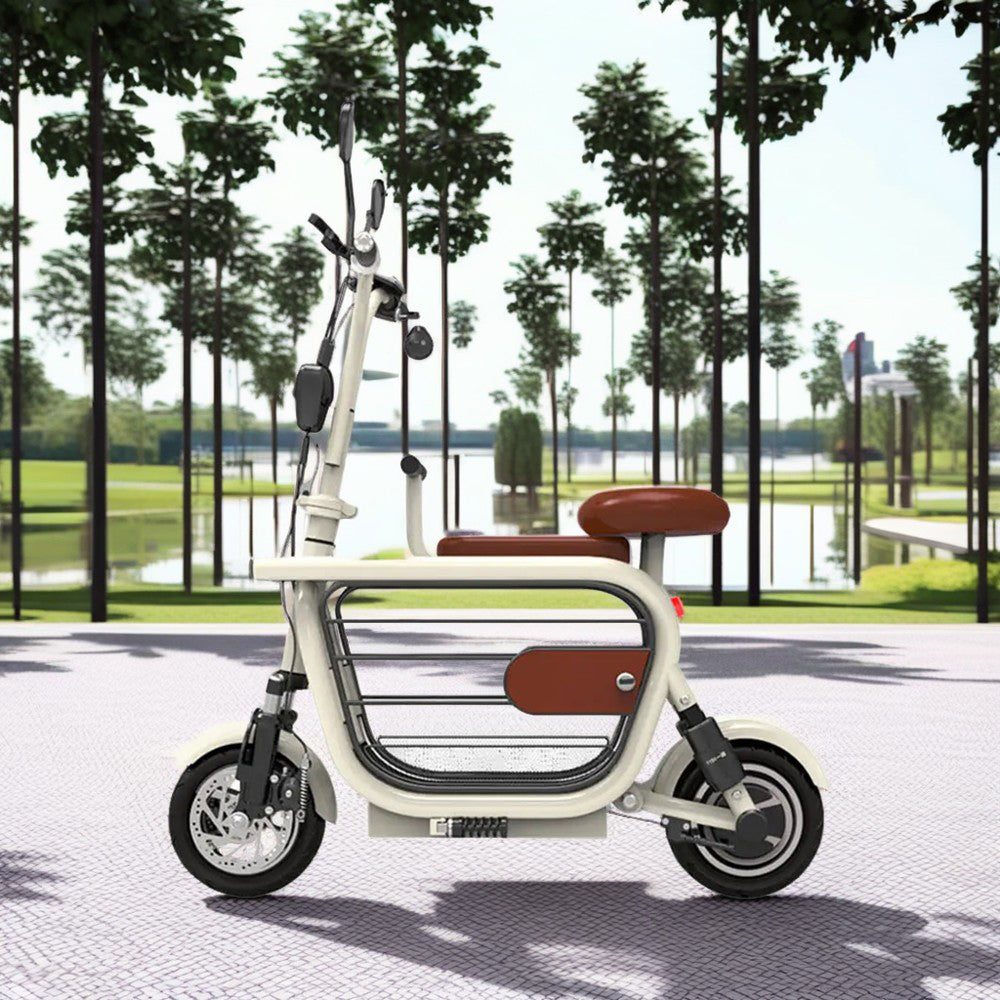 GLIDER DD1 USB 500W 13Ah Scooter Large Baby Foldable Storage Electric 11-inch W/ Capacity 48V Charger Seat