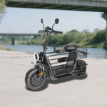 YIDI DDD15A Drum Steel Foldable 11-inch Lithium 48V 15Ah/20/25Ah Battery White&Black Electric Carbon Scooter 500W High Brake