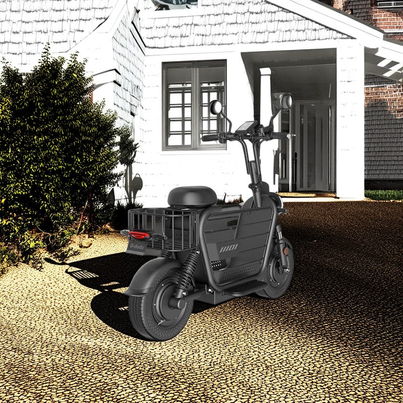 YIDI DDD15A Drum Steel Foldable 11-inch Lithium 48V 15Ah/20/25Ah Battery White&Black Electric Carbon Scooter 500W High Brake