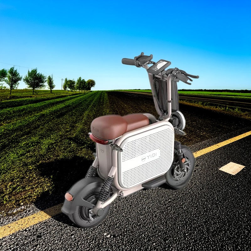 YIDI DDU10 Pink Lithium Battery Electric 48V White/Black 500W 10Ah/15Ah Scooter Steel 11-inch Carbon Black Foldable Drum High Brake