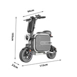YIDI DDU10 Pink Lithium Battery Electric 48V White/Black 500W 10Ah/15Ah Scooter Steel 11-inch Carbon Black Foldable Drum High Brake