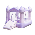 GAMEON Rocket Theme Bounce House PVC Inflatable Castle with Blower for Kids Outdoor Fun Playland Purple