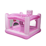GAMEON Pink PVC Inflatable Bounce Castle with Blower Jumping Castle Pastel Soft Design