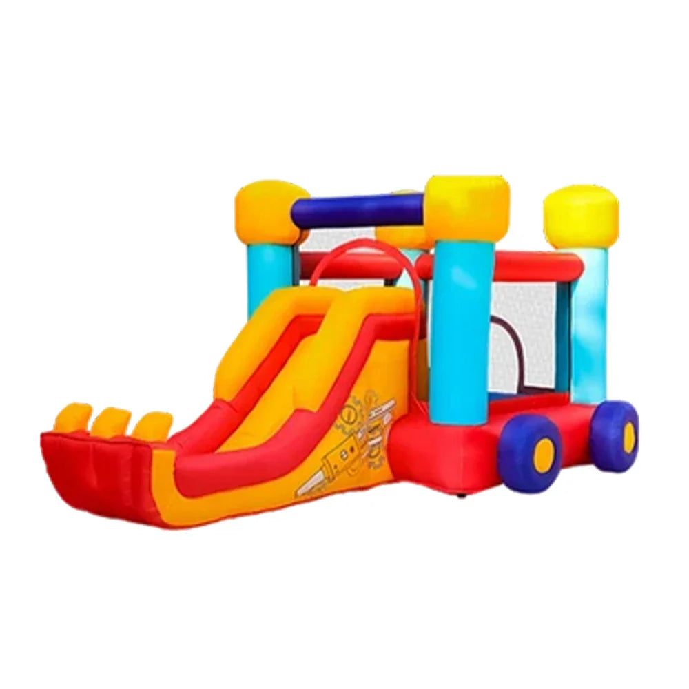 GAMEON Digger Excavator Theme Inflatable Bounce Castle PVC Design with Blower