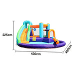GAMEON Slide Inflatable Bounce Castle PVC Build with Blower - Vibrant Multi-Color Design