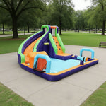 GAMEON Water Style Action Splash - Blower with Build PVC Castle Bounce Inflatable Slide Soccer Spray