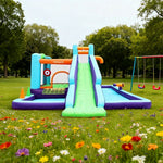 GAMEON Water Style Slide Hydro - Blower with Build PVC Castle Bounce Inflatable Splash Slide