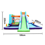 GAMEON Water Style Slide Hydro - Blower with Build PVC Castle Bounce Inflatable Splash Slide