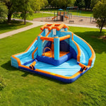 GAMEON Dual Style Splash Twin - Blower with Build PVC Castle Bounce Inflatable Spray Water Slide