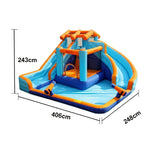 GAMEON Dual Style Splash Twin - Blower with Build PVC Castle Bounce Inflatable Spray Water Slide