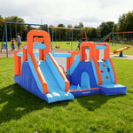 GAMEON Water Style Burst Aqua - Blower with Build PVC Castle Bounce Inflatable Spray