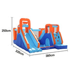 GAMEON Water Style Burst Aqua - Blower with Build PVC Castle Bounce Inflatable Spray