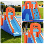GAMEON Water Style Burst Aqua - Blower with Build PVC Castle Bounce Inflatable Spray