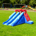 GAMEON Water Style Glide Triple - Blower with Build PVC Castle Bounce Inflatable Slide