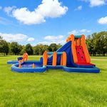 GAMEON Water Style Loop Aqua - Blower with Build PVC Castle Bounce Inflatable Tunnel Arch Play