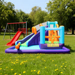 GAMEON Water Style Tower Splash - Blower with Build PVC Castle Bounce Inflatable Spray