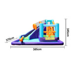 GAMEON Water Style Tower Splash - Blower with Build PVC Castle Bounce Inflatable Spray