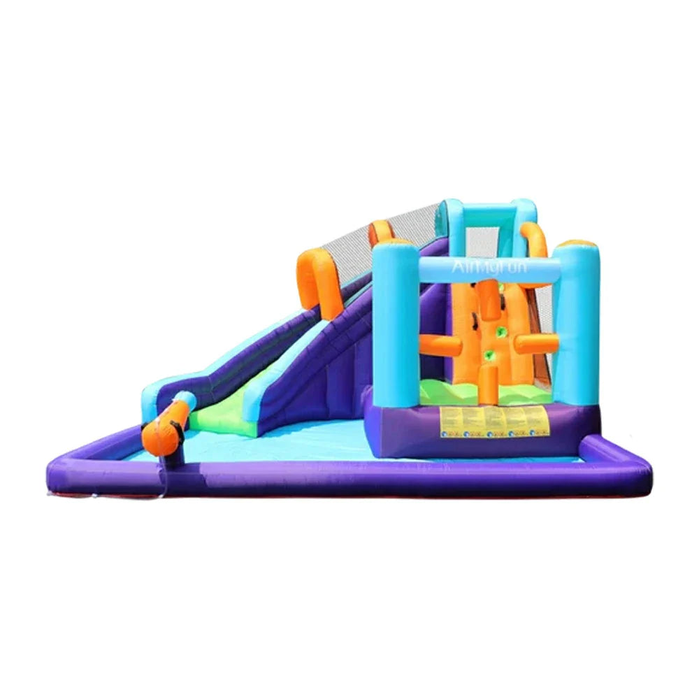 GAMEON Water Style Tower Splash - Blower with Build PVC Castle Bounce Inflatable Spray