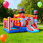 GAMEON Circus Style Fun Carnival - Blower with Build PVC Castle Bounce Inflatable Magic
