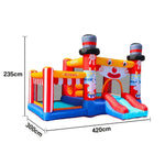GAMEON Circus Style Fun Carnival - Blower with Build PVC Castle Bounce Inflatable Magic