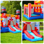 GAMEON Circus Style Fun Carnival - Blower with Build PVC Castle Bounce Inflatable Magic