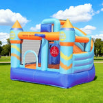 GAMEON Inflatable Bounce Castle PVC Build with Blower Kids Club Design