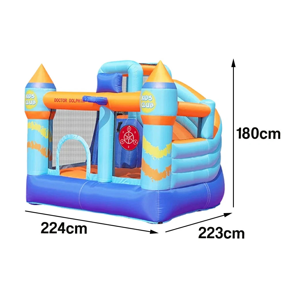 GAMEON Inflatable Bounce Castle PVC Build with Blower Kids Club Design