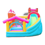 GAMEON Inflatable Bounce Castle PVC Build with Blower Ice Cream Cone Theme with Slide