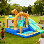 GAMEON Inflatable Bounce Castle PVC Build with Blower Dragon Castle Theme with Slide