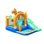 GAMEON Inflatable Bounce Castle PVC Build with Blower Dragon Castle Theme with Slide
