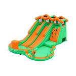 GAMEON Inflatable Bounce Castle PVC Build with Blower Slide Castle with Dual Slides