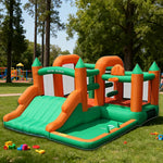 GAMEON Inflatable Bounce Castle PVC Build with Blower Forest Theme Castle with Slide