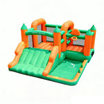 GAMEON Inflatable Bounce Castle PVC Build with Blower Forest Theme Castle with Slide