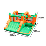 GAMEON Inflatable Bounce Castle PVC Build with Blower Forest Theme Castle with Slide