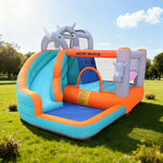 GAMEON Inflatable Bounce Castle PVC Build with Blower Rhino Theme Castle Style