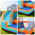 GAMEON Inflatable Bounce Castle PVC Build with Blower Rhino Theme Castle Style