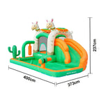 GAMEON Inflatable Bounce Castle PVC Build with Blower Little Lamb Theme Castle Style