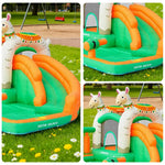 GAMEON Inflatable Bounce Castle PVC Build with Blower Little Lamb Theme Castle Style