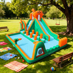 GAMEON Inflatable Bounce Castle PVC Build with Blower Squirrel Playground Theme Style