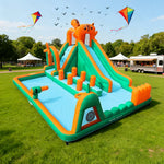 GAMEON Inflatable Bounce Castle PVC Build with Blower Squirrel Playground Theme Style