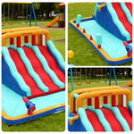 GAMEON Inflatable Bounce Castle PVC Build with Blower Multi Slide Castle Style