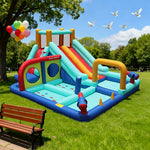 GAMEON Inflatable Bounce Castle PVC Build with Blower Hole Castle Wet & Dry Combo Style