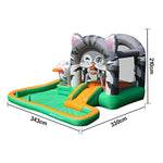 GAMEON Inflatable Bounce Castle PVC Build with Blower Kitty Castle Theme Style