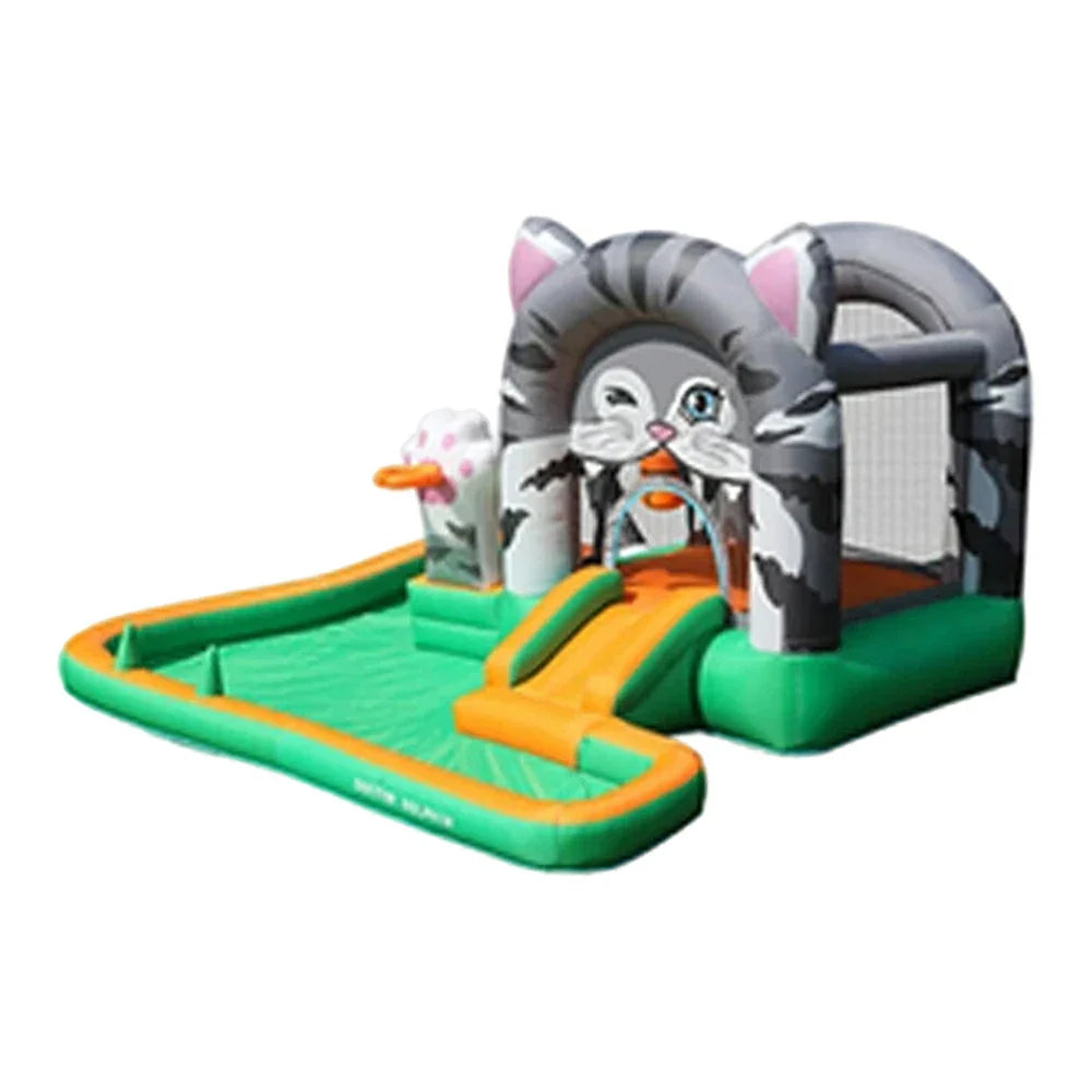 GAMEON Inflatable Bounce Castle PVC Build with Blower Kitty Castle Theme Style