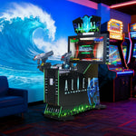 GAMEON Alien Shooting Arcade Machine 42 Two-Player LCD Cabinet Infrared Metal HD System Power Inch Acrylic 400W Combat Immersive & Game Gun Black