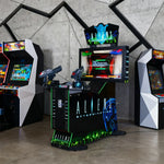 GAMEON Alien Shooting Arcade Machine 42 Two-Player LCD Cabinet Infrared Metal HD System Power Inch Acrylic 400W Combat Immersive & Game Gun Black