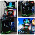 GAMEON Alien Shooting Arcade Machine 42 Two-Player LCD Cabinet Infrared Metal HD System Power Inch Acrylic 400W Combat Immersive & Game Gun Black