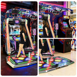 GAMEON Dance Arcade Machine 42-inch HD Screen Music Rhythm Game LED Lighting Effects Multicolor