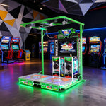 GAMEON Full Dance LED System Arcade Sound HD 42-inch Screen Stereo Music Body Rhythm Game Machine Lights Green