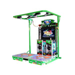 GAMEON Full Dance LED System Arcade Sound HD 42-inch Screen Stereo Music Body Rhythm Game Machine Lights Green